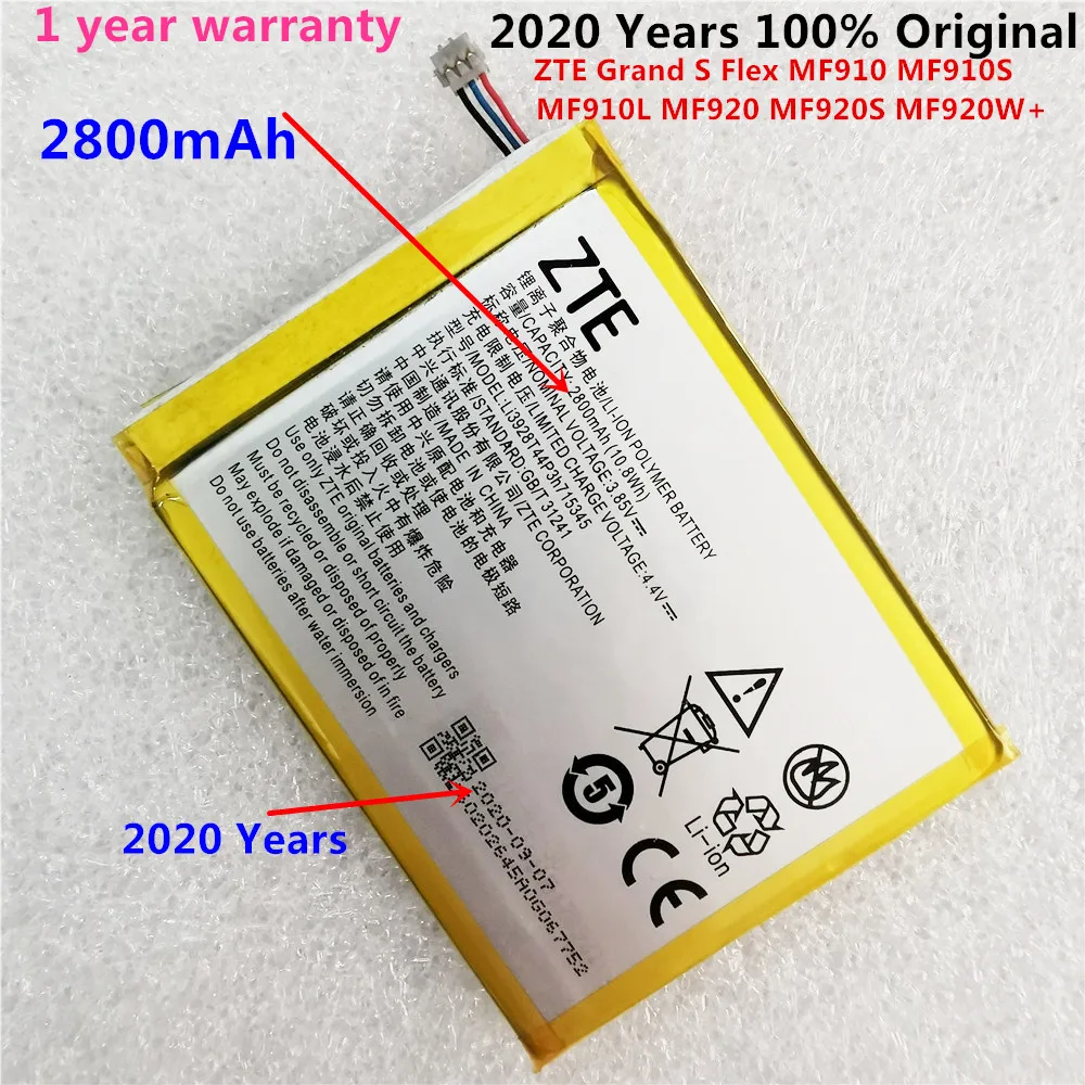 Аккумулятор 3 8 в 2800 мАч Li3820T43P3h715345 для ZTE MF910 MF910S MF910L MF910NL MF910V MF920 MF920A MF920S MF920TS MF920V MF920VS