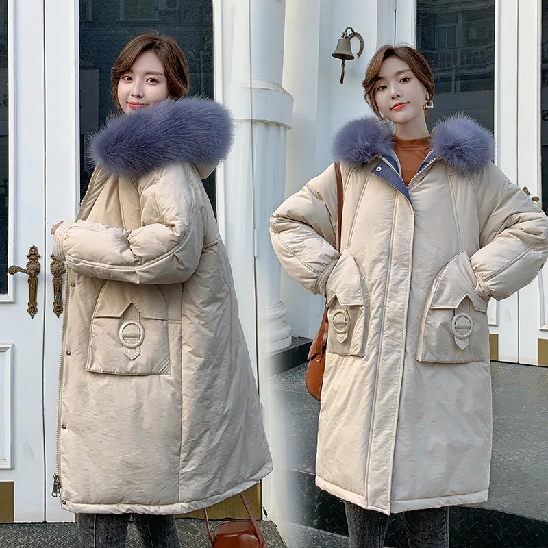 Down Jacket Cotton-padded Clothes Coat GIRL'S Winter 2019 New Style Junior High School Students Korean-style Loose-Fit Mid-lengt
Down Jacket Cotton-padded Clothes Coat GIRL'S Winter 2019 New Style Junior High School Students Korean-style Loose-Fit Mid-lengt