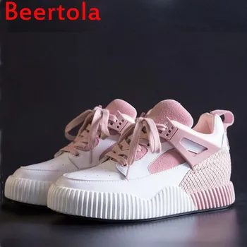 Women's Casual Shoes Height Increasing Flats Shoes Women Mixed Color Sneakers Hot Sell Ladies Leisure Shoes Three Style White 
Women's Casual Shoes Height Increasing Flats Shoes Women Mixed Color Sneakers Hot Sell Ladies Leisure Shoes Three Style White