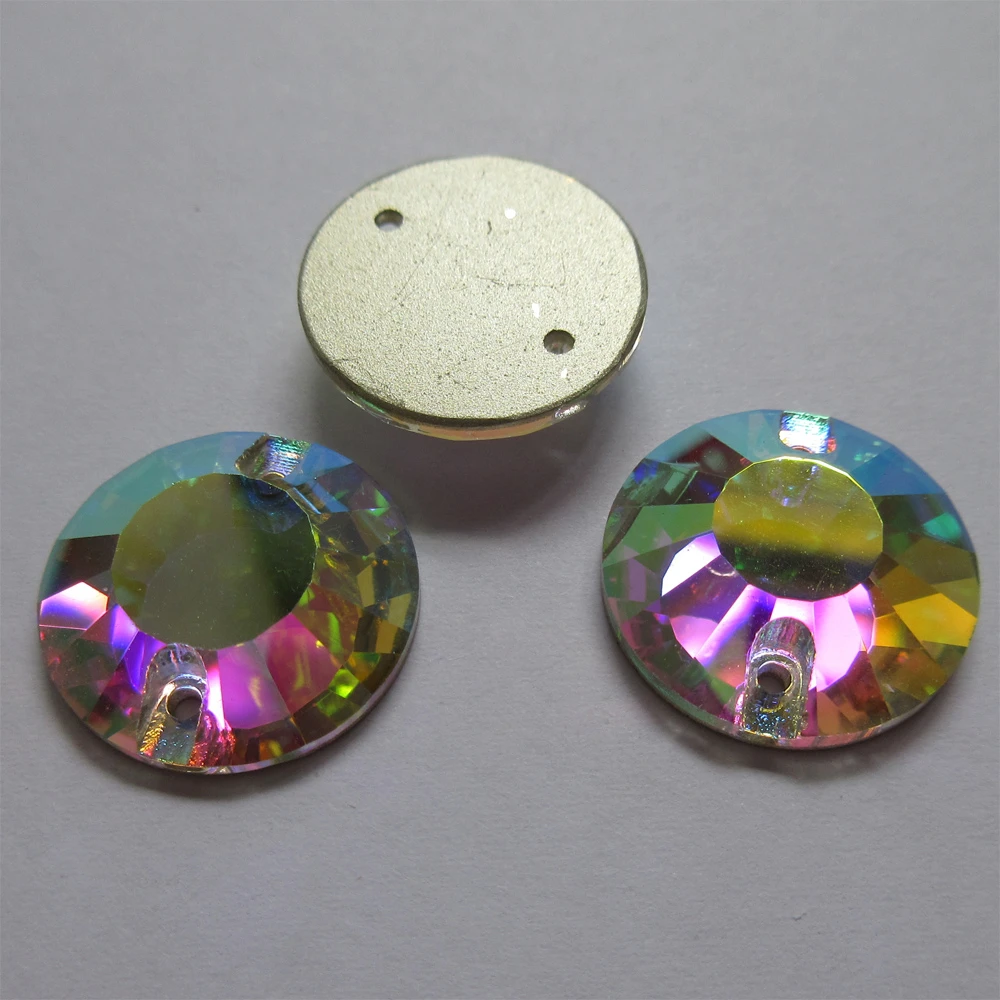 Crystal AB Chaton Rose Flat Back Sewing Stones Crystals Glitter Strass Sew on Glass Rhinestones Round Beads For Dress Making
Crystal AB Chaton Rose Flat Back Sewing Stones Crystals Glitter Strass Sew on Glass Rhinestones Round Beads For Dress Making