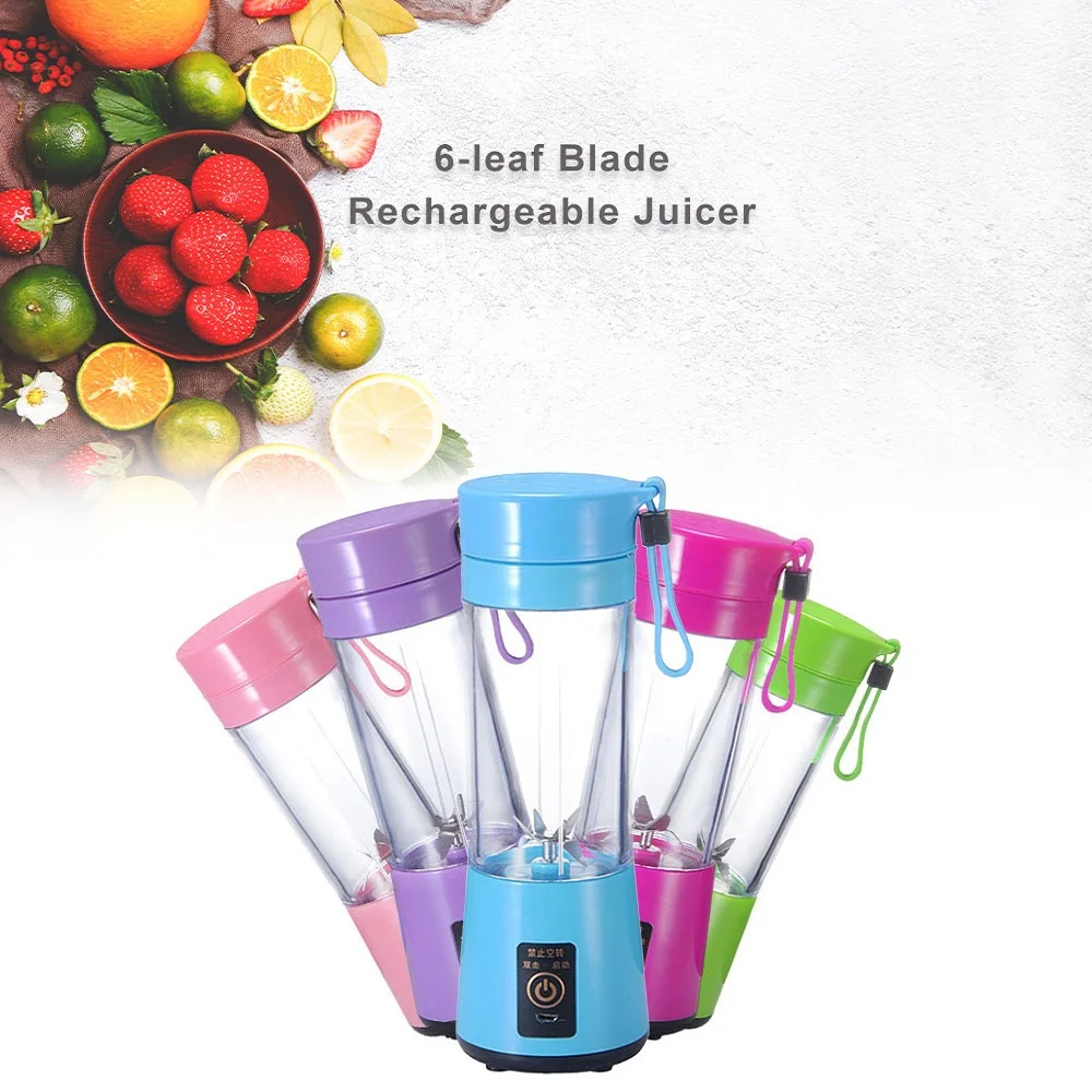 Portable Blender Electric USB Rechargeable Fruit Juicer Cup Automatic Vegetable Fruit Citrus Orange Juice Maker Cup Mixer Bottle
Portable Blender Electric USB Rechargeable Fruit Juicer Cup Automatic Vegetable Fruit Citrus Orange Juice Maker Cup Mixer Bottle