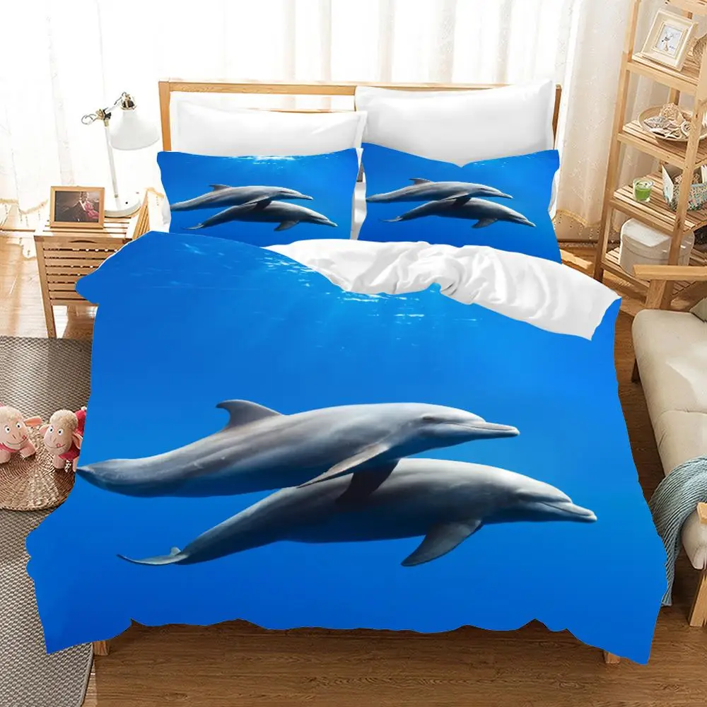 Tropical Ocean Blue Bedding Set Marine Shark Dolphins Bed Linen Set Green Plam Trees 3D Print Microfiber Duvet Cover Set 2/3pcs
Tropical Ocean Blue Bedding Set Marine Shark Dolphins Bed Linen Set Green Plam Trees 3D Print Microfiber Duvet Cover Set 2/3pcs