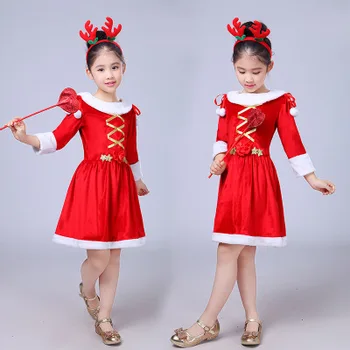 New 3-10 year old children Christmas costume Christmas performance stage dress up girls baby Christmas costumes 
New 3-10 year old children Christmas costume Christmas performance stage dress up girls baby Christmas costumes