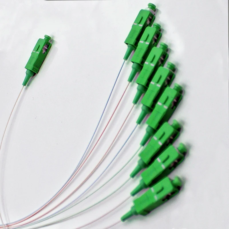 10Pcs/Lot 0.9mm Tube Fiber Optic PLC Splitter 1X8 SC/APC Mini Blockless 1 x 8 SC APC Connector
10Pcs/Lot 0.9mm Tube Fiber Optic PLC Splitter 1X8 SC/APC Mini Blockless 1 x 8 SC APC Connector