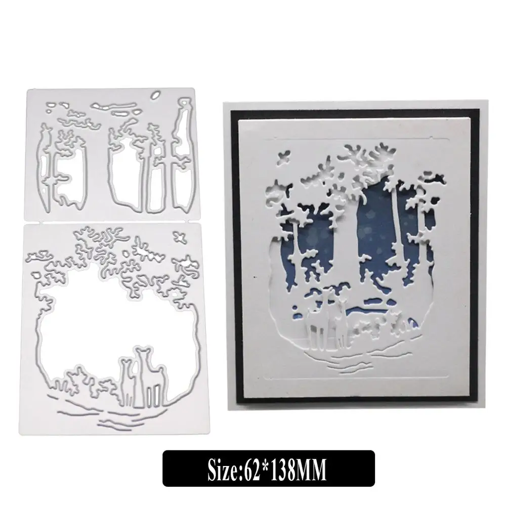 Small Deer Cutting Dies for Card Making, URYKE Die Cuts Stencil Metal Pattern Template for DIY Embossing Scrapbooking New 2019
Small Deer Cutting Dies for Card Making, URYKE Die Cuts Stencil Metal Pattern Template for DIY Embossing Scrapbooking New 2019