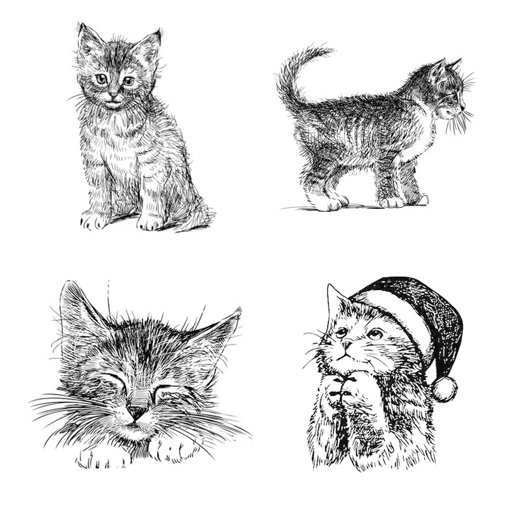ZhuoAng Christmas Lovely Cat Clear Stamps For DIY Scrapbooking/Card Making/Album Decorative Silicone Stamp Crafts
ZhuoAng Christmas Lovely Cat Clear Stamps For DIY Scrapbooking/Card Making/Album Decorative Silicone Stamp Crafts