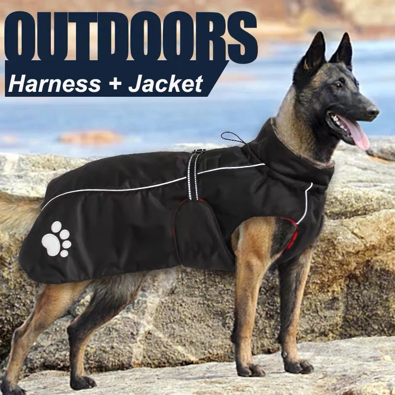 Winter Dog Jacket Thicken Warm Waterproof Dog Snowsuit Windproof Reflective Pet clothes for Medium Large Dogs Padded Coats
Winter Dog Jacket Thicken Warm Waterproof Dog Snowsuit Windproof Reflective Pet clothes for Medium Large Dogs Padded Coats