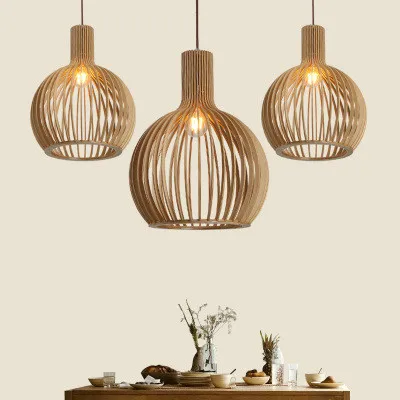 Nordic minimalist restaurant bar wood chandelier creative personality bird cage lighting living room bedroom lighting LB12196
Nordic minimalist restaurant bar wood chandelier creative personality bird cage lighting living room bedroom lighting LB12196