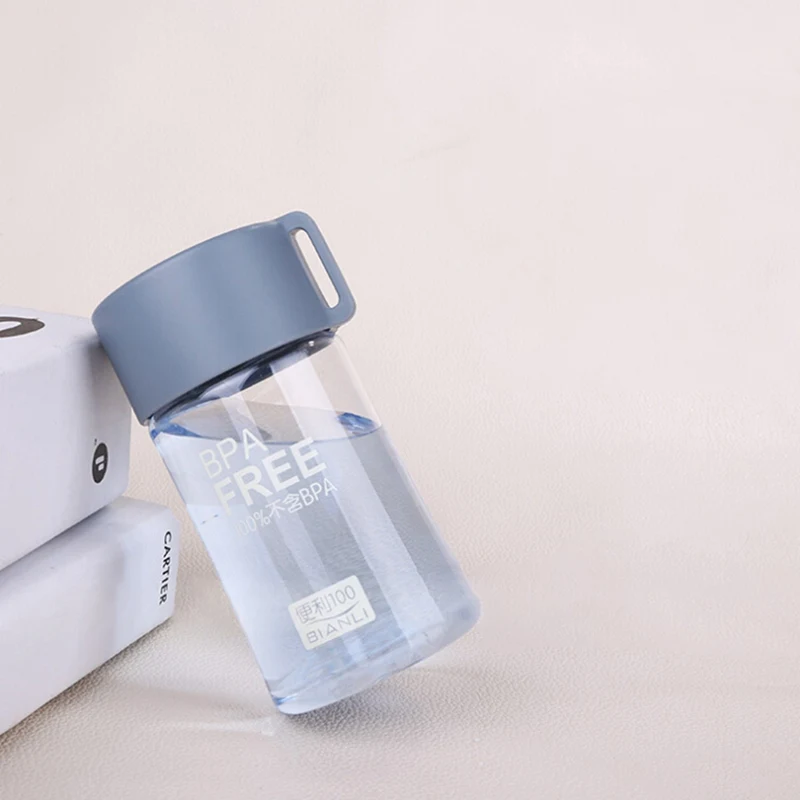 150ml 1pc Simple Sport Leakproof Mini Children's Water Bottle Plastic Student Water Bottle Portable Small Water Cup with Rope 
150ml 1pc Simple Sport Leakproof Mini Children's Water Bottle Plastic Student Water Bottle Portable Small Water Cup with Rope