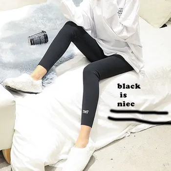 Spring Summer Thin Solid Color Stretch Leggings Fashion Trend High Waist Women Ankle-length Pencil Pants 
Spring Summer Thin Solid Color Stretch Leggings Fashion Trend High Waist Women Ankle-length Pencil Pants
