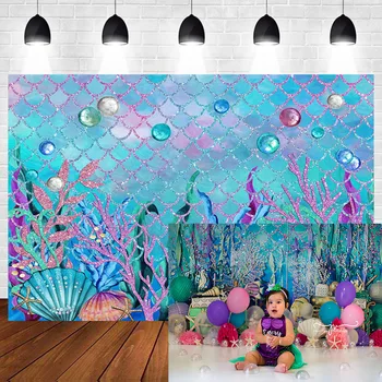 Mermaid Backdrop Photography Background Fish Scale Glare Birthday Party Banner Photo Background Newborn Baby Shower Photocall
Mermaid Backdrop Photography Background Fish Scale Glare Birthday Party Banner Photo Background Newborn Baby Shower Photocall