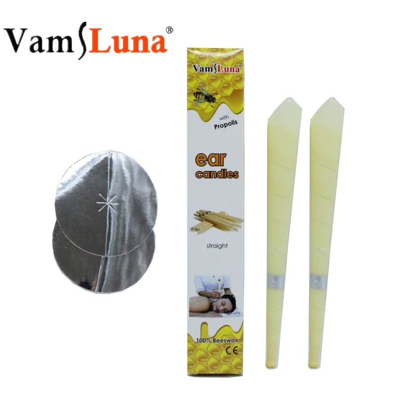 20PCS VamsLuna Ear Candles Ear Wax Clean Removal Natural Beeswax Propolis Indiana Therapy Fragrance Candling Cone With Propolis
20PCS VamsLuna Ear Candles Ear Wax Clean Removal Natural Beeswax Propolis Indiana Therapy Fragrance Candling Cone With Propolis
