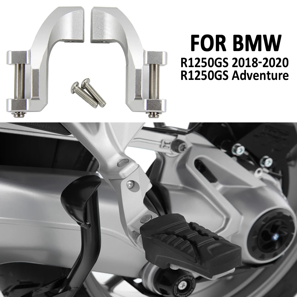 

2018 2019 2020 For BMW R1250GS Adventure R 1250 GS ADV NEW Motorcycle Silver Foot peg Passenger Footpeg Lowering Kit