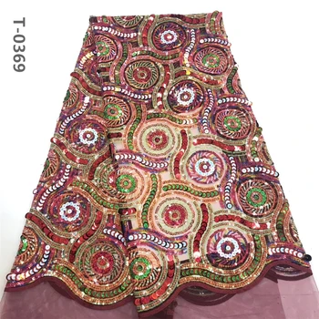 Latest Nigerian sequins lace fabric high quality Newest African tulle lace sequince fabric for 2020 Evening Long Dresses
Latest Nigerian sequins lace fabric high quality Newest African tulle lace sequince fabric for 2020 Evening Long Dresses
