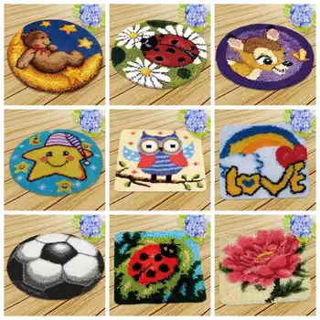Prajna Latch Hook Kit Rug Cushion Pillow Mat DIY Craft Flowers Cross Stitch Needlework Crocheting Embroidery Accessories 45x45cm
Prajna Latch Hook Kit Rug Cushion Pillow Mat DIY Craft Flowers Cross Stitch Needlework Crocheting Embroidery Accessories 45x45cm