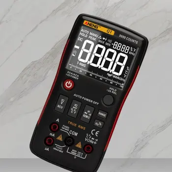 For Aneng Q1 Digital Multimeter 9999 Count Manual Range Ac Dc Voltage Amplifier Ohm Frequency Capacitance Temperature Tester
For Aneng Q1 Digital Multimeter 9999 Count Manual Range Ac Dc Voltage Amplifier Ohm Frequency Capacitance Temperature Tester