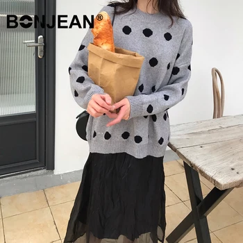 Polka Dot Sweater Woman Clothes Retro Vintage Pullover Jumpers Ladies Knitted Top Khaki Gray Winter Sweater Women Jumper Z696
Polka Dot Sweater Woman Clothes Retro Vintage Pullover Jumpers Ladies Knitted Top Khaki Gray Winter Sweater Women Jumper Z696