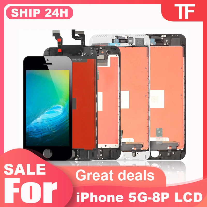 LCD Display For iPhone 6 6S 6Plus 6S Plus With 3D Touch Screen Digitizer Assembly replacement For iPhone 5S SE Display With gift
LCD Display For iPhone 6 6S 6Plus 6S Plus With 3D Touch Screen Digitizer Assembly replacement For iPhone 5S SE Display With gift