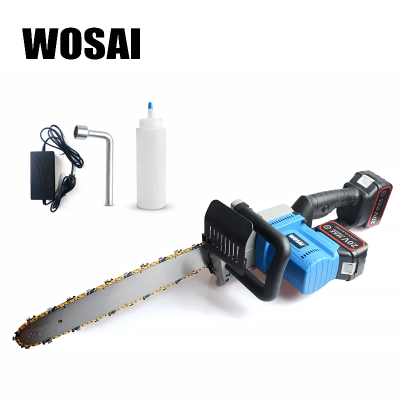 WOSAI 40 в пила Беспроводная цепная бесщеточный мотор Электроинструмент