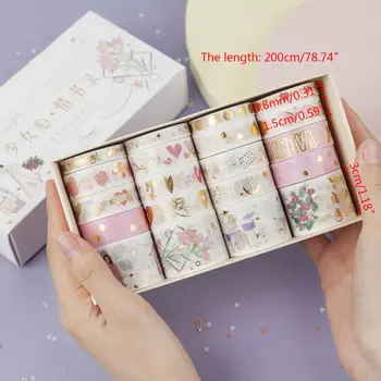 20 Rolls/box Washi Tape DIY Decorative Scrapbooking Paper Adhesive Sticker Craft
20 Rolls/box Washi Tape DIY Decorative Scrapbooking Paper Adhesive Sticker Craft