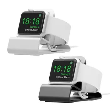 

ALLOYSEED Aluminum Smart Watch Charging Dock Station For Apple Watch Charger Holder Stand Docking Cradle Bracket For Watch 5 4