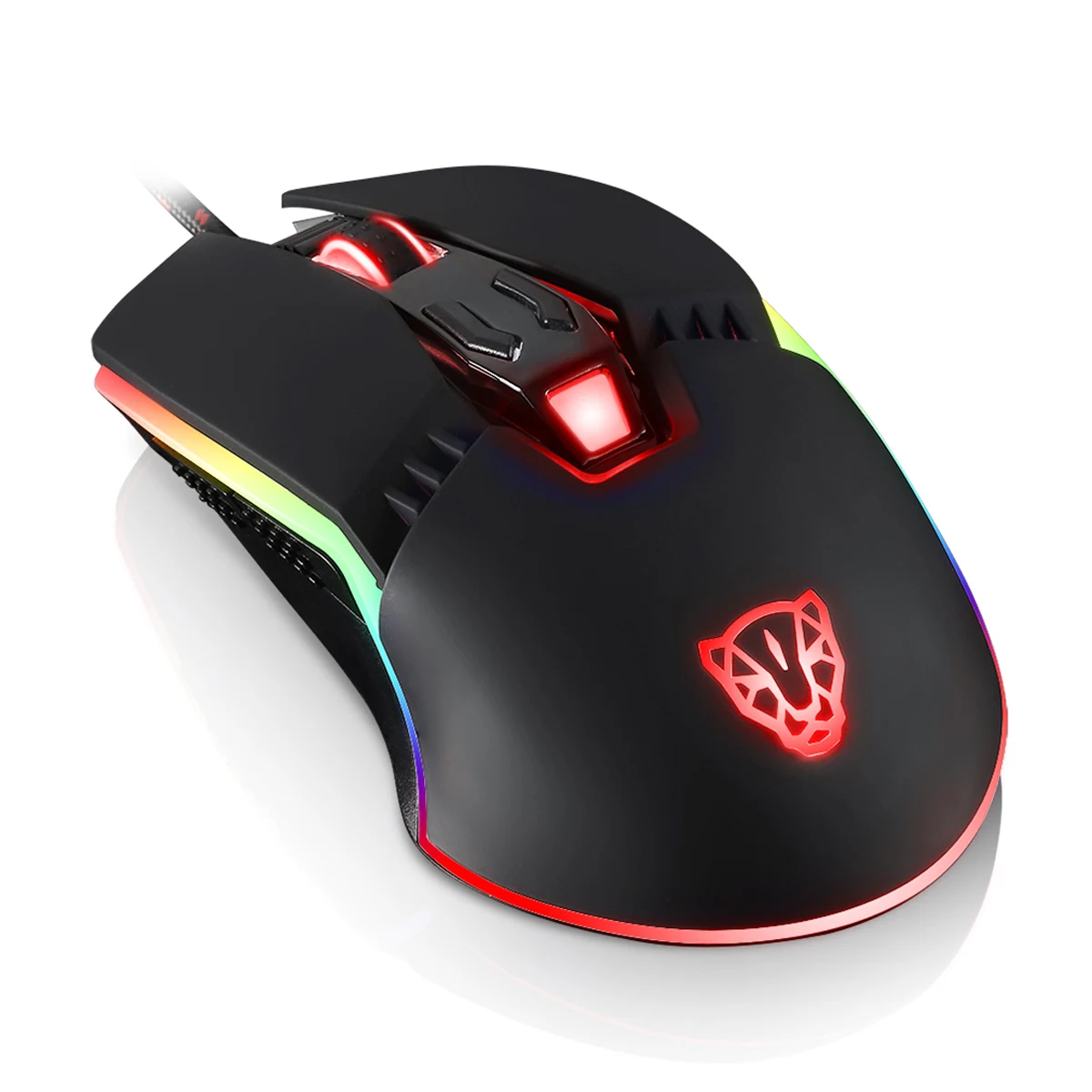 V20 RGB AP Version Wired Gaming Mouse 5000 DPI USB2.0 LED Glowing 3D Optical Mouse For Game Black Red
V20 RGB AP Version Wired Gaming Mouse 5000 DPI USB2.0 LED Glowing 3D Optical Mouse For Game Black Red
