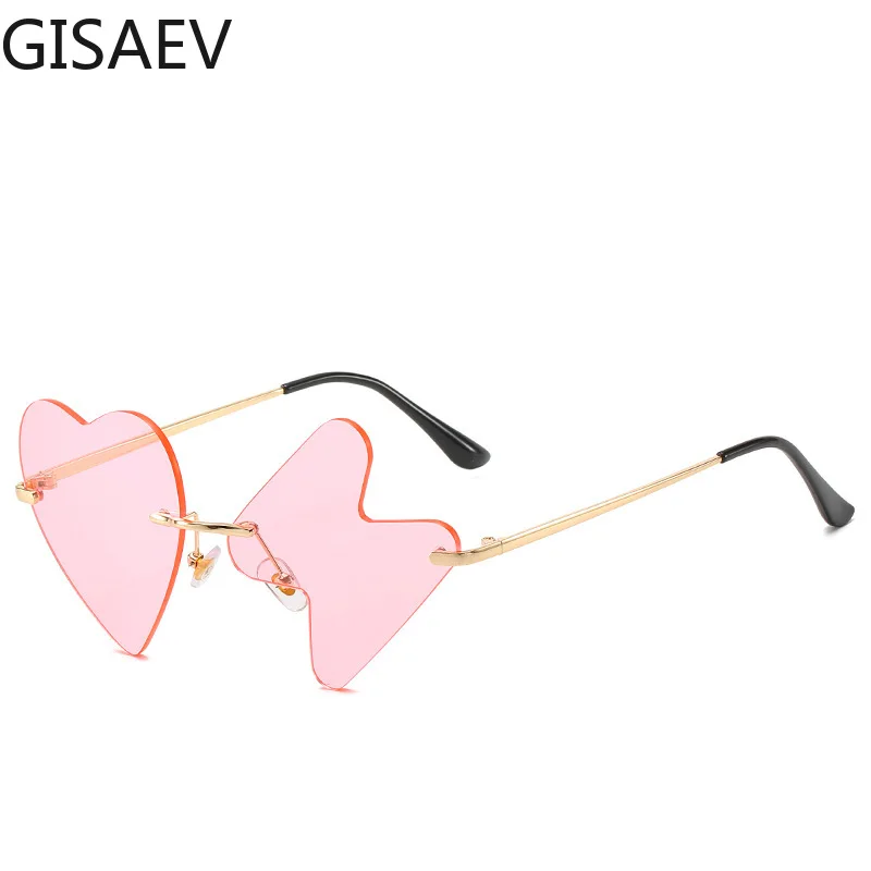 Frameless Funny Heart Asymmetric Lens Toy Sunglasses Color Love Driving Glasses Women Designer Party Bar Hip Hop Fashion Glasses
Frameless Funny Heart Asymmetric Lens Toy Sunglasses Color Love Driving Glasses Women Designer Party Bar Hip Hop Fashion Glasses