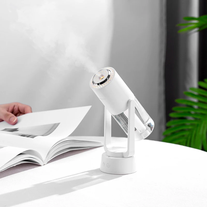 Air Humidifier Wireless Auto Turning Rechargable Electric Aroma Air Diffuser Ultrasonic Essential Oil Colorful LED Light
Air Humidifier Wireless Auto Turning Rechargable Electric Aroma Air Diffuser Ultrasonic Essential Oil Colorful LED Light
