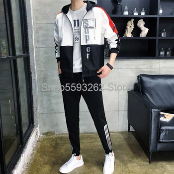 2020 Autumn jacket suit men's trend casual jacket youth wild hooded sweater
2020 Autumn jacket suit men's trend casual jacket youth wild hooded sweater