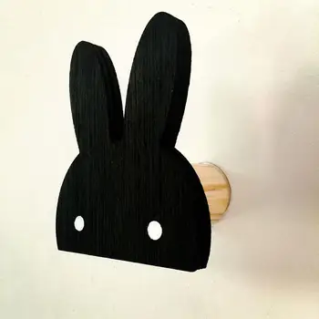 Practical Rabbit Shaped Wall Hanger Rack Hook Organizer Home Bedoom Tool