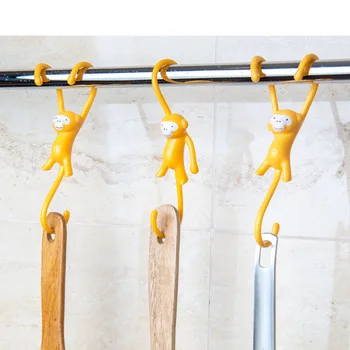 Creative Monkey Design S Shape Hangers Kitchen Cabinet Hooks for turners Bathroom Rack Holder Hanger Home decoration Accessories
Creative Monkey Design S Shape Hangers Kitchen Cabinet Hooks for turners Bathroom Rack Holder Hanger Home decoration Accessories