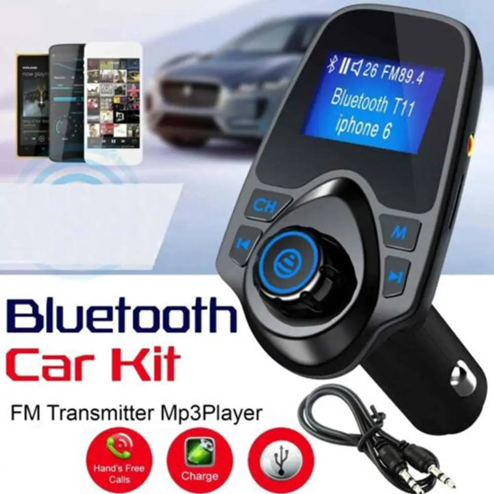 Radio Adapter USB Charger MP3 Music Player Wireless Bluetooth FM Transmitter FM Modulator HandsFree Car Kit For iPhone Samsung
Radio Adapter USB Charger MP3 Music Player Wireless Bluetooth FM Transmitter FM Modulator HandsFree Car Kit For iPhone Samsung
