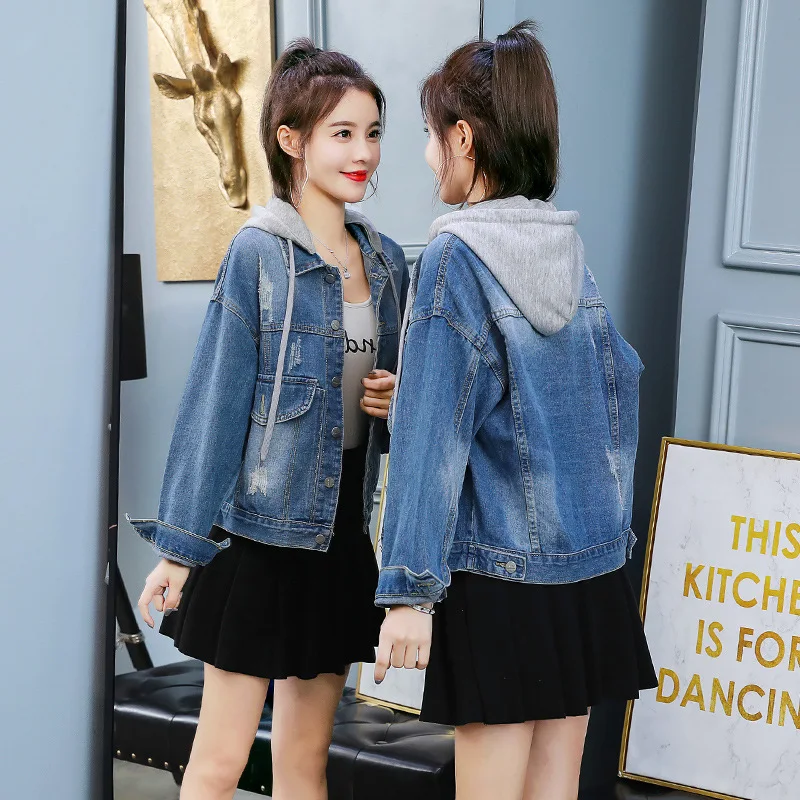Jeans Coat Women's 2019 Korean-style BF Harajuku Loose-Fit Versatile Students Tops Casual Jacket
Jeans Coat Women's 2019 Korean-style BF Harajuku Loose-Fit Versatile Students Tops Casual Jacket