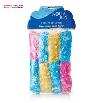 Shower Caps Aqua Joy 3013201 Улыбка радуги ulybka radugi r-ulybka smile rainbow cosmetic bathrooms appliances head protection from water protection of hair Energy D26cm 
Shower Caps Aqua Joy 3013201 Улыбка радуги ulybka radugi r-ulybka smile rainbow cosmetic bathrooms appliances head protection from water protection of hair Energy D26cm