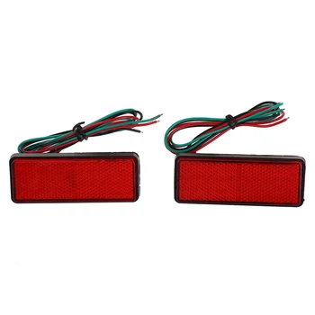 2x LED Red Reflector Tail Brake Stop Marker Light Truck Trailer ATV RV Motor SUV 
2x LED Red Reflector Tail Brake Stop Marker Light Truck Trailer ATV RV Motor SUV