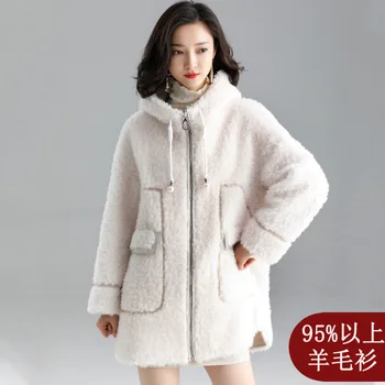 Real Fur overCoats Winter Jackets Women s long Waterproof lamb wool sheep shearing Fur hooded casual thick Warm 2019 white
Real Fur overCoats Winter Jackets Women s long Waterproof lamb wool sheep shearing Fur hooded casual thick Warm 2019 white