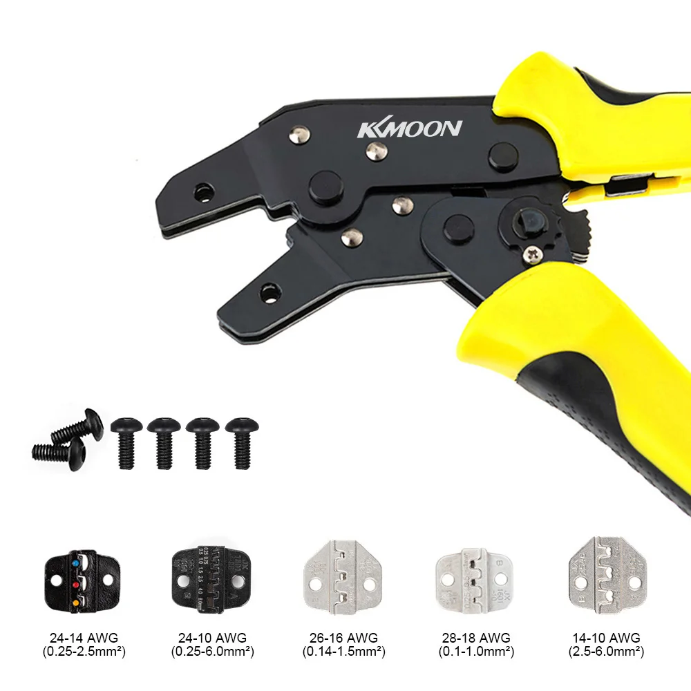 Фото KKmoon Multi-tool Wire Crimpers Crimping Tools Engineering Ratcheting Terminal Pliers Crimper Tool Cord End Terminals | Инструменты