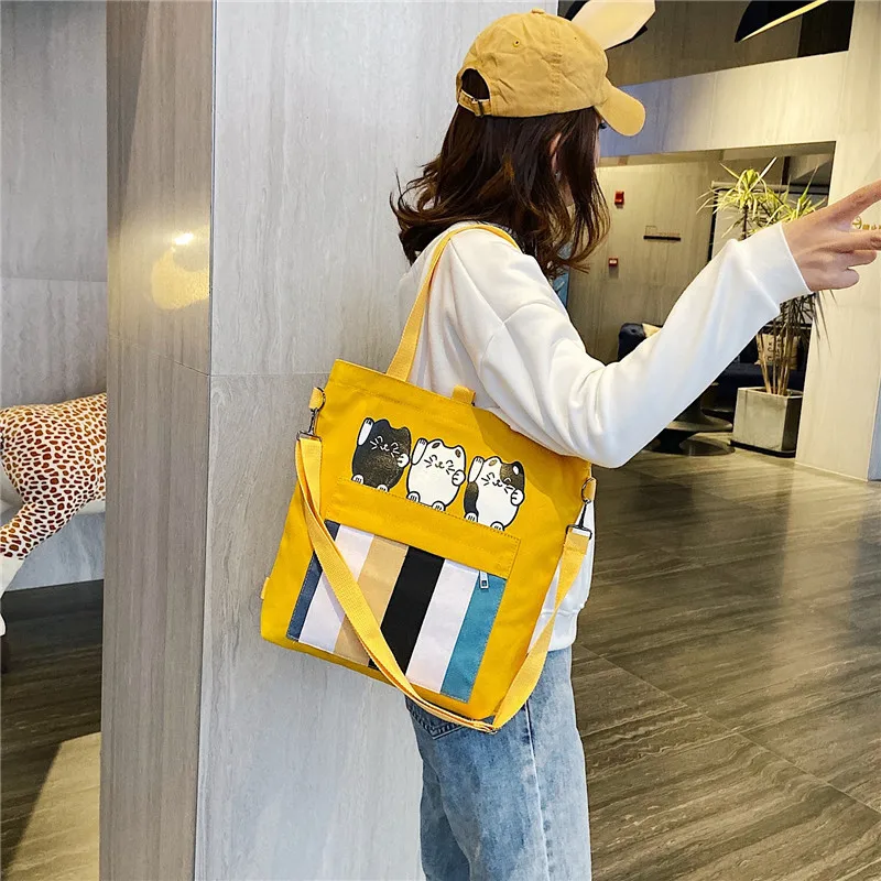 New Style INS Korean-style Single-shoulder Canvas Bag Large Capacity Printed Shoulder Bag Multi-Purpose Backpack
New Style INS Korean-style Single-shoulder Canvas Bag Large Capacity Printed Shoulder Bag Multi-Purpose Backpack