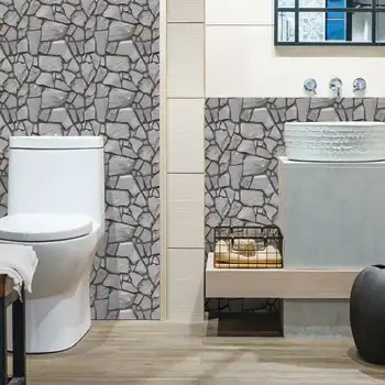 New 3D Wall Decal Waterproof Self adhesive Wallpaper PVC Gray Brick Stone Wall Stickers Living Room TV Background Bedroom Decor
New 3D Wall Decal Waterproof Self adhesive Wallpaper PVC Gray Brick Stone Wall Stickers Living Room TV Background Bedroom Decor