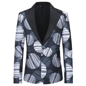 Casual Black Blazer Male Suit Jacket Casual Business Striped Pattern Luxury Stylish Print Blazers For Men Party Wedding Blazer
Casual Black Blazer Male Suit Jacket Casual Business Striped Pattern Luxury Stylish Print Blazers For Men Party Wedding Blazer