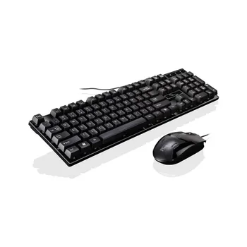 LED Rainbow Color Backlight Adjustable Gaming USB Wired Practical Keyboard Mouse Set
LED Rainbow Color Backlight Adjustable Gaming USB Wired Practical Keyboard Mouse Set