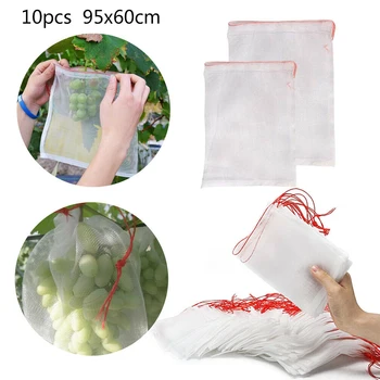 10pcs Net Bags 95*60cm Garden Plant Fruit Protect Drawstring Net Bag Against Insect Pest Bird Brand New
10pcs Net Bags 95*60cm Garden Plant Fruit Protect Drawstring Net Bag Against Insect Pest Bird Brand New
