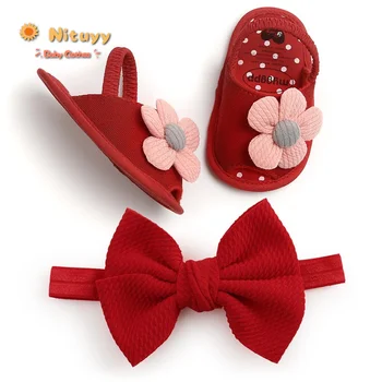 2020 Baby Sandals and Headband Princess Cute Sweet Set Cute Flower Crib Shoes and Bow Hairband for Infant Newborn Girls 
2020 Baby Sandals and Headband Princess Cute Sweet Set Cute Flower Crib Shoes and Bow Hairband for Infant Newborn Girls