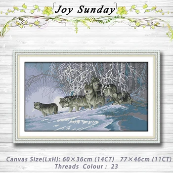 Wolves animal forest Patterns 14CT 11CT Counted Cross Stitch Sets embroidery set Needlework kit chinese cross stitch Home decor
Wolves animal forest Patterns 14CT 11CT Counted Cross Stitch Sets embroidery set Needlework kit chinese cross stitch Home decor