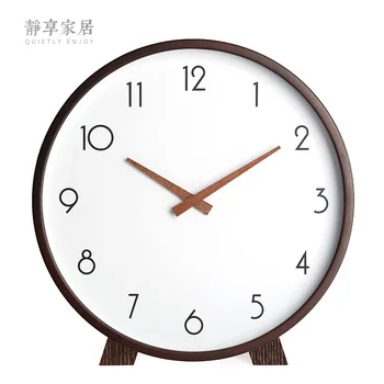 Desktop Tabke Clock Wood Silent Large Living Room Vintage Clock Nordic Creative Bedroom Desk Clock Relogio De Mesa Gift Ideas 
Desktop Tabke Clock Wood Silent Large Living Room Vintage Clock Nordic Creative Bedroom Desk Clock Relogio De Mesa Gift Ideas