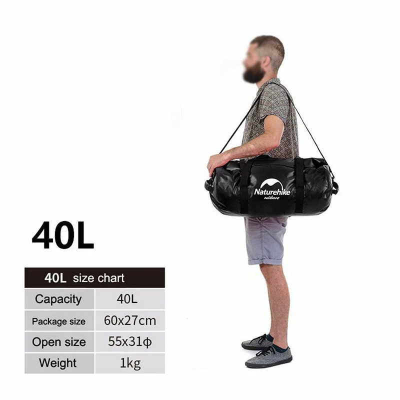 40L/60L Waterproof Dry Bag Sack for Canoe Floating Boating Kayaking Camping diving hiking traveling bag lightweight Portable
40L/60L Waterproof Dry Bag Sack for Canoe Floating Boating Kayaking Camping diving hiking traveling bag lightweight Portable