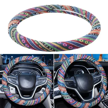 Steering Wheel Cover Car National Style Ethnic Breathable Anti Slip Protector Interior Accessories Portable Useful
Steering Wheel Cover Car National Style Ethnic Breathable Anti Slip Protector Interior Accessories Portable Useful