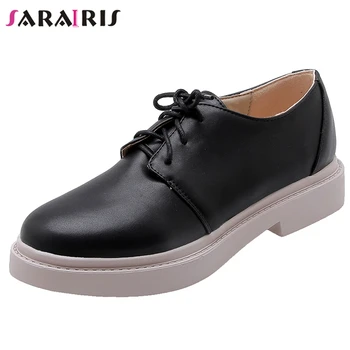 SARAIRIS Big Size 34-43 Brand Design Female Fashion Solid Chunky Heels Flats Spring Casual Ol Flats Women Lace Up Shoes Woman
SARAIRIS Big Size 34-43 Brand Design Female Fashion Solid Chunky Heels Flats Spring Casual Ol Flats Women Lace Up Shoes Woman