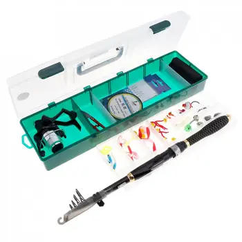 56pcs 1.8m Fishing Rod and 500 Reel Combo Lure Fishing Set with Various Baits and Accessories for Saltwater /Freshwater Fishing
56pcs 1.8m Fishing Rod and 500 Reel Combo Lure Fishing Set with Various Baits and Accessories for Saltwater /Freshwater Fishing