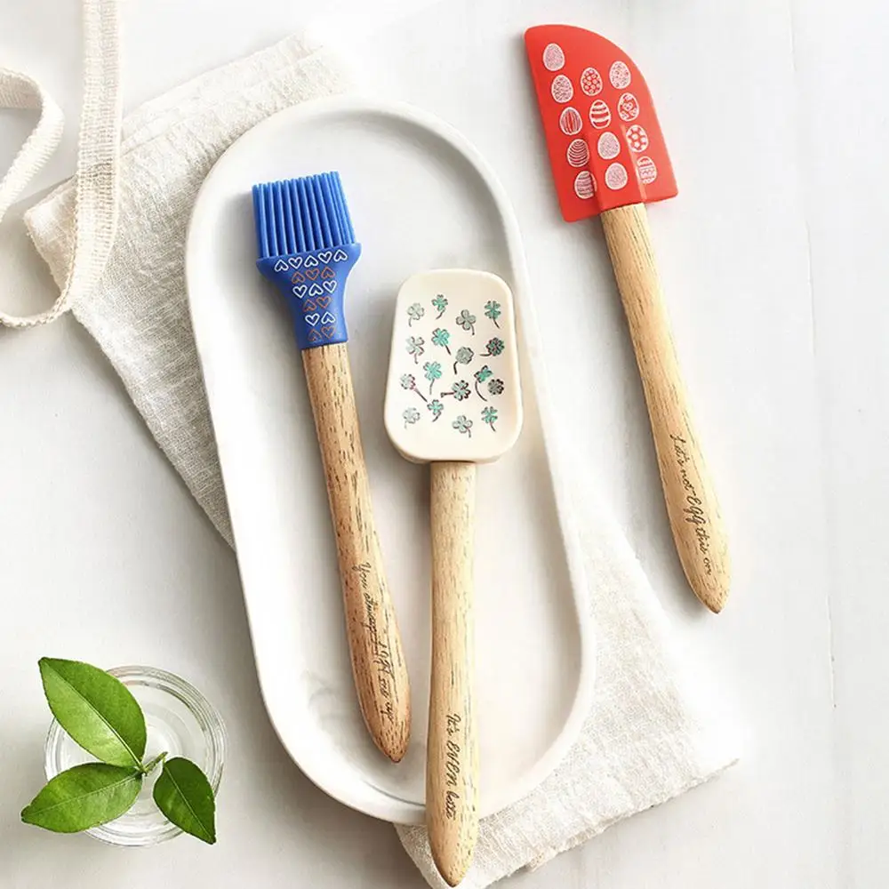3Pcs/Set Food Grade Non Stick Butter Cooking Silicone Spatula Set Cookie Pastry Scraper Cake Baking Spatula Silicone Spatula
3Pcs/Set Food Grade Non Stick Butter Cooking Silicone Spatula Set Cookie Pastry Scraper Cake Baking Spatula Silicone Spatula